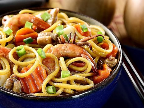 Yakisoba de Camarão
