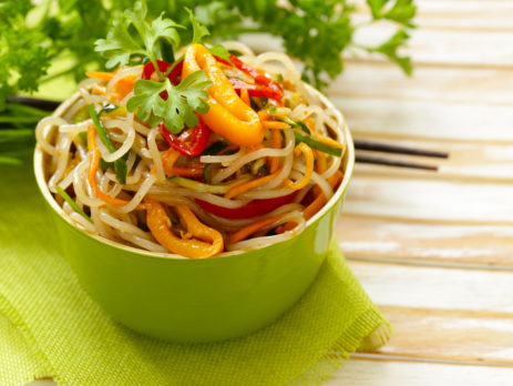 Macarrão de legumes